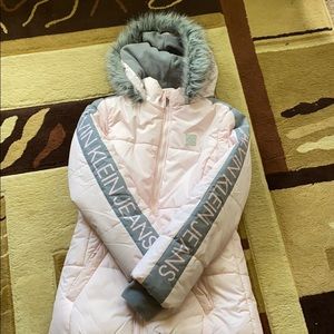 A Calvin Klein winter jacket